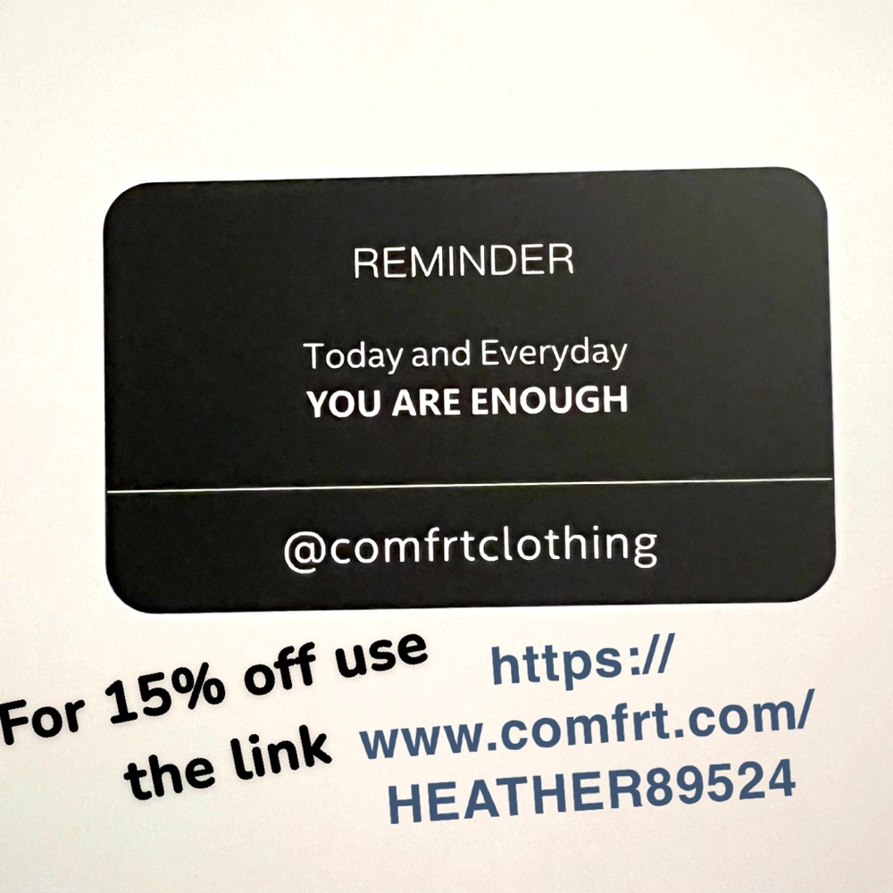 Money off Comfrt